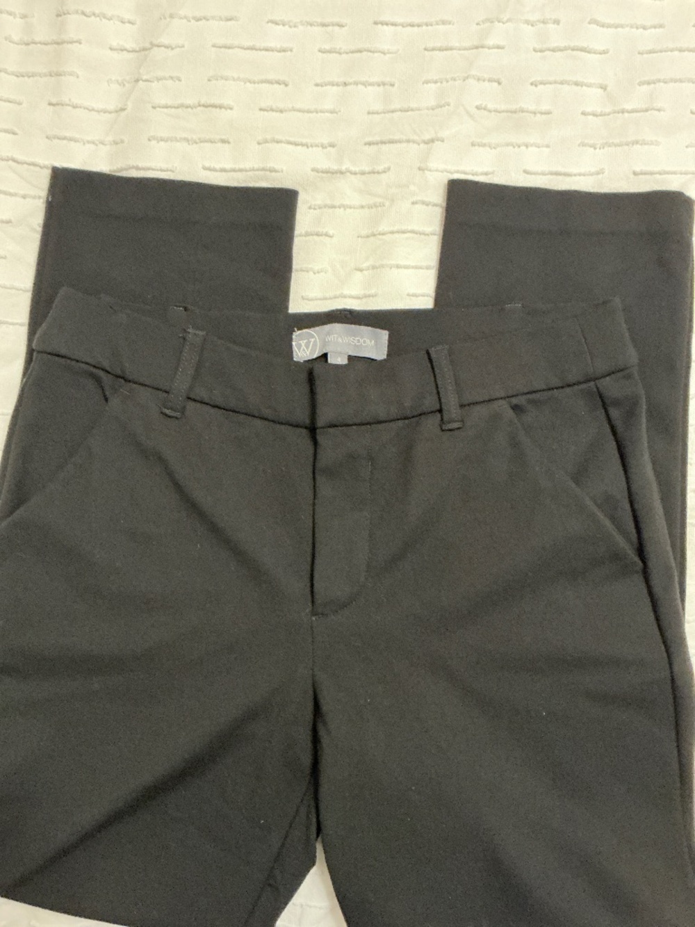 Wit & Wisdom Trouser Pants size 4 Black
